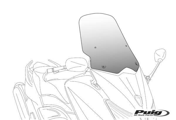 Puig Windshield V-Techline Touring Kymco X-Town 125/300